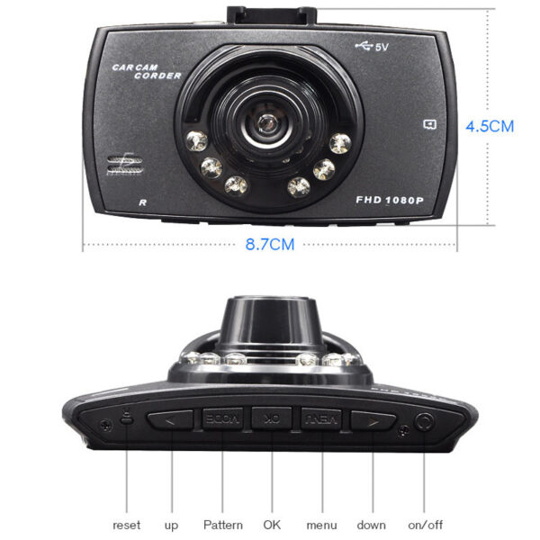 Camara de coche DVR - Graba nocturna