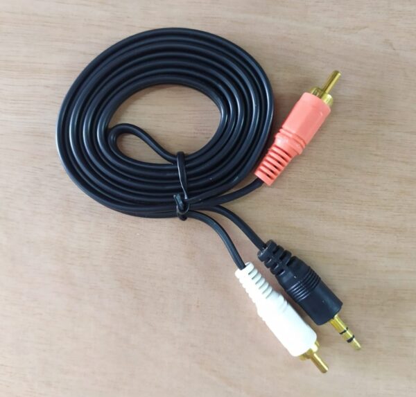 CABLE AUXILIAR 3.5 A RCA AUDIO Y VIDEO - Imagen 2