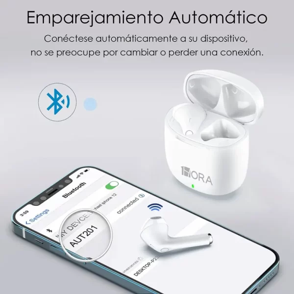 Audífonos Bluetooth AUT201 1HORA - Imagen 3