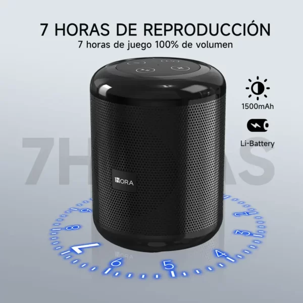 Bocina Bluetooth Portátil BOC062 1HORA - Imagen 4