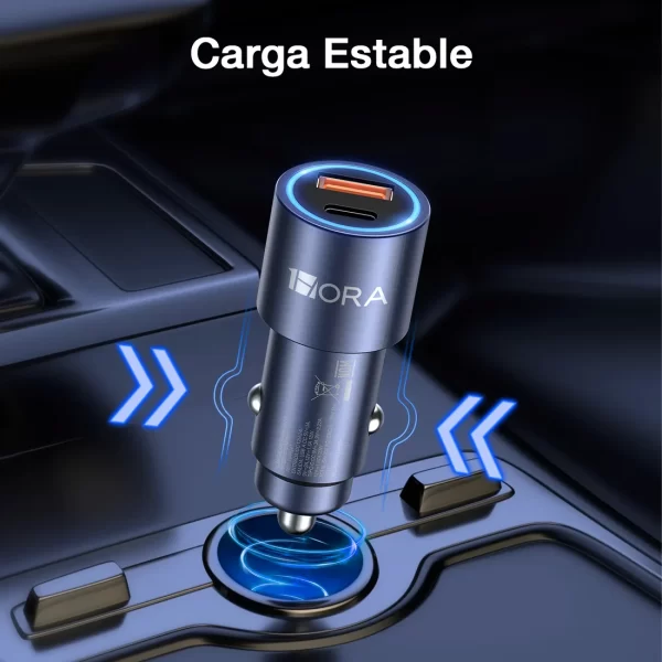 cargador para auto 3A tipo C - GAR241 1HORA - Imagen 4