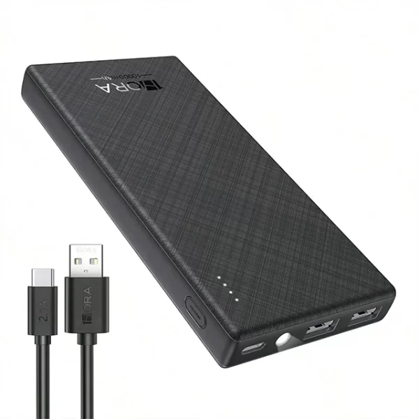 Power bank 10,000mah GAR263 USB incluye luz LED 1HORA