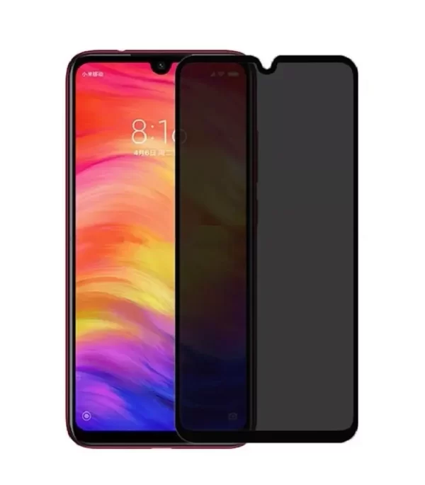 Xiaomi Note 7 -  Mica de cristal privacidad 9D