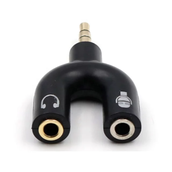 Adaptador Divisor Y Audio Plug 3.5mm a 2.5mm