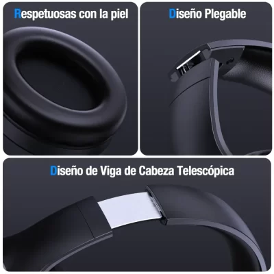 Audífonos de diadema bluetooth AUT202 1HORA - Image 4