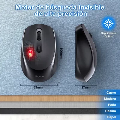 Ratón inalámbrico 2.4G silencioso Sensible DPI 1600 RAT001 Mouse 1HORA - Image 2